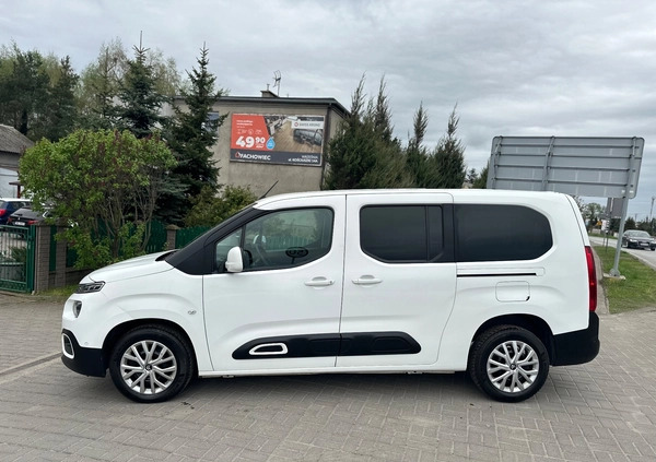 Citroen Berlingo cena 57900 przebieg: 130950, rok produkcji 2020 z Głowno małe 379